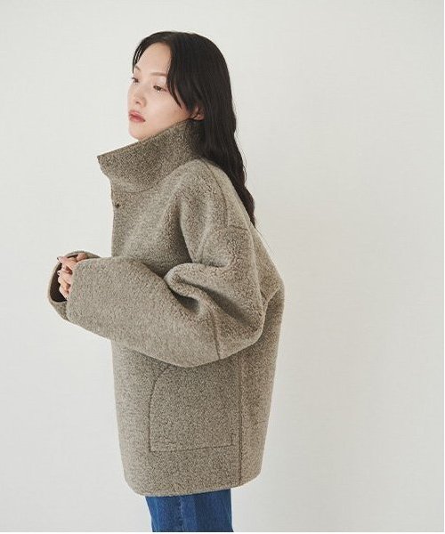 リバーシブルボアブルゾン | LUKU nari（ルクナーリー）