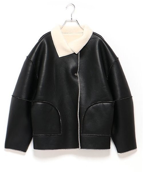 リバーシブルボアブルゾン | LUKU nari（ルクナーリー）