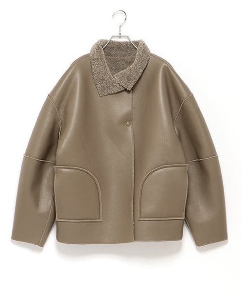 リバーシブルボアブルゾン | LUKU nari（ルクナーリー）