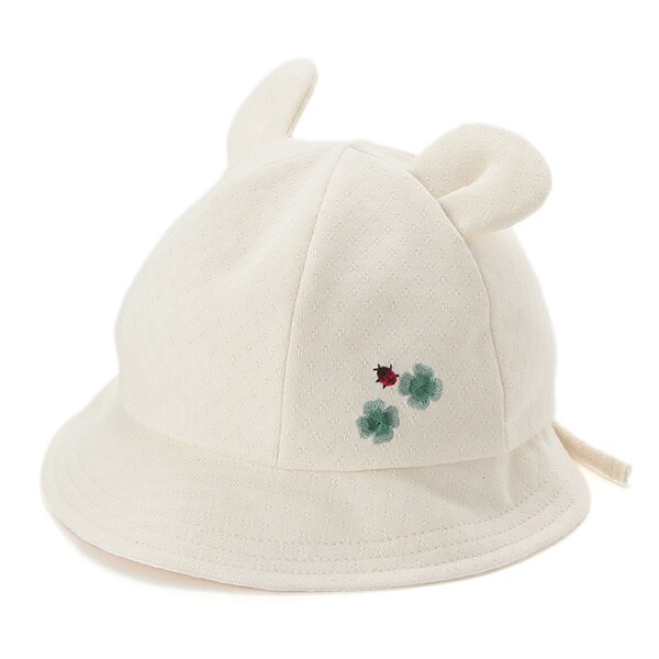 オーガニックコットン クマ耳帽子【日本製】