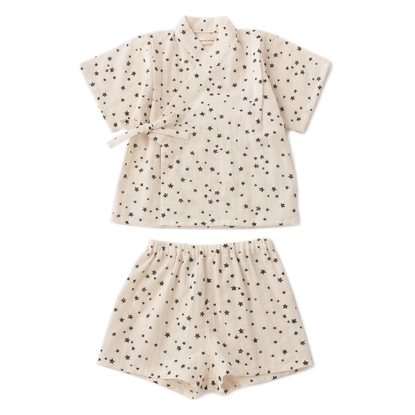 オーガニックコットン ダブルガーゼ甚平スーツ【日本製】