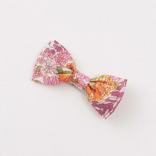 リバティプリントリボンヘアクリップ【日本製】