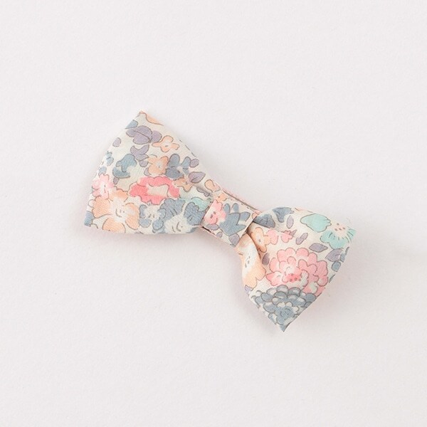 リバティプリントリボンヘアクリップ【日本製】