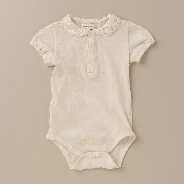オーガニックコットン アイリッシュボディスーツ【日本製】