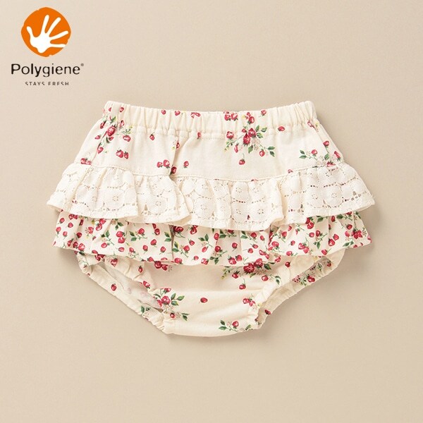 オーガニックコットン ポリジン 野イチゴブルマ【日本製】