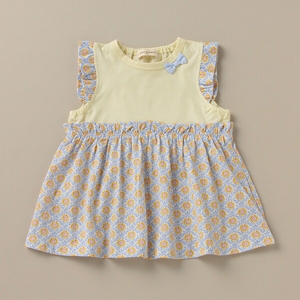 ロイヤルローズ袖フリルチュニック【日本製】