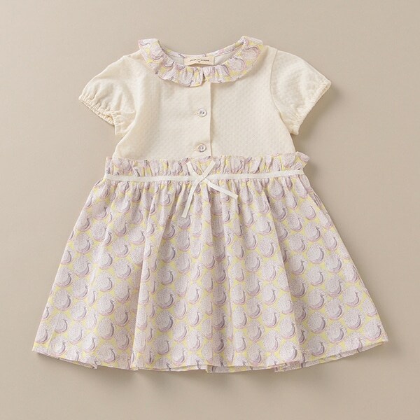 ピーコック切替ワンピース【日本製】【日本製】