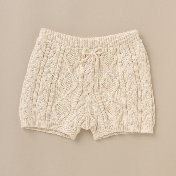 ケーブルショートパンツ【日本製】