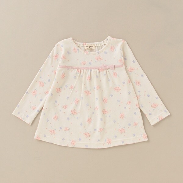 オーガニックガーデンフラワーTシャツ【日本製】