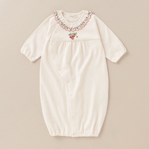 野イチゴ刺しゅう兼用ドレス【日本製】