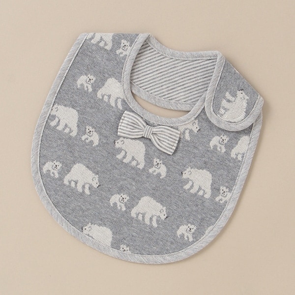 オーガニックジャガードスタイ【日本製】