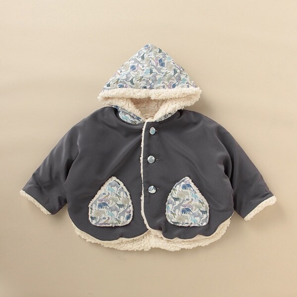 リバティファブリックマントコート【日本製】