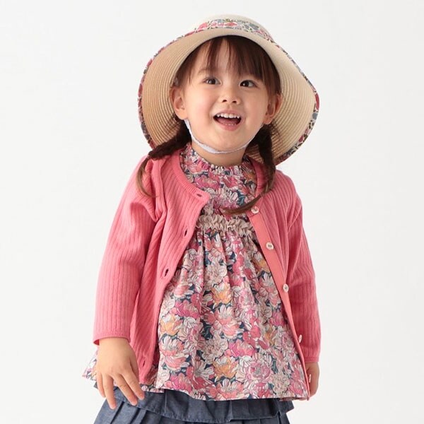 綿リブカーディガン【日本製】