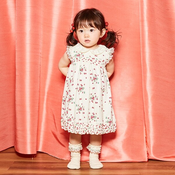 野イチゴワンピース【日本製】