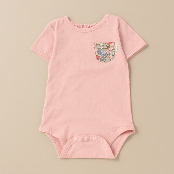 リバティファブリックポケットボディスーツ