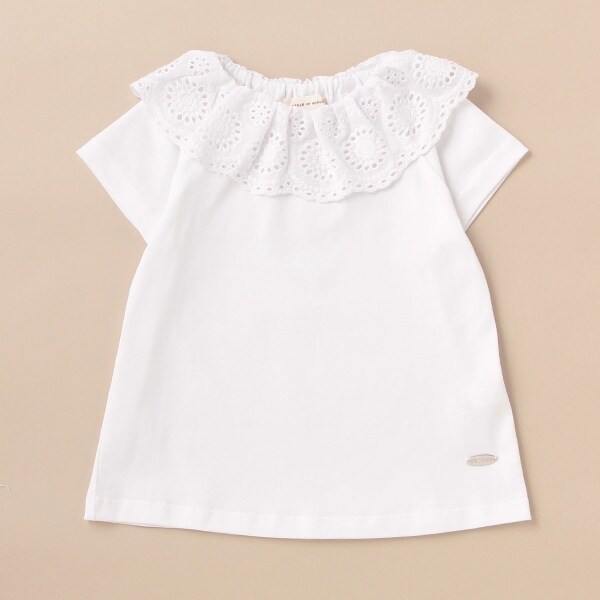 衿レースTシャツ