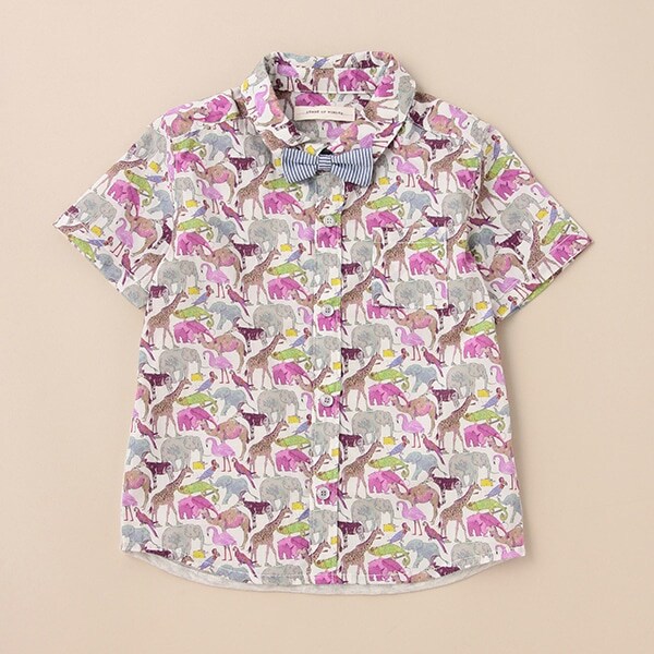 キューフォーザ・ズー蝶タイつきシャツ【日本製】