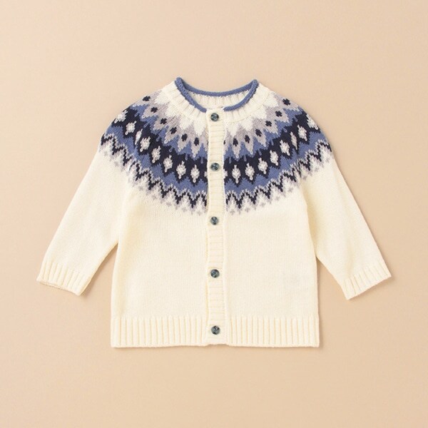 求心柄カーディガン