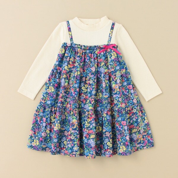 クラシックメドゥティアードワンピース【日本製】