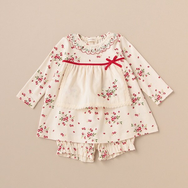 野イチゴワンピーススーツ【日本製】