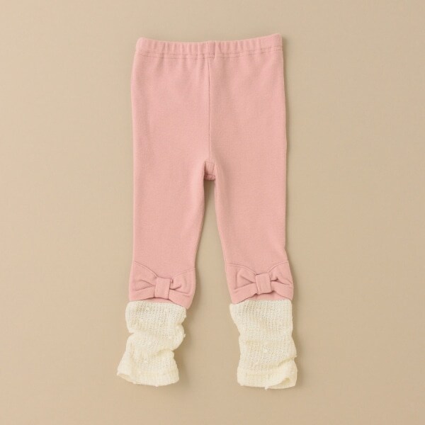 リボンクシュクシュフル丈レギンス