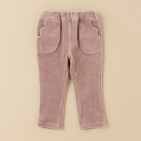 GIRL'sニットコールロングパンツ