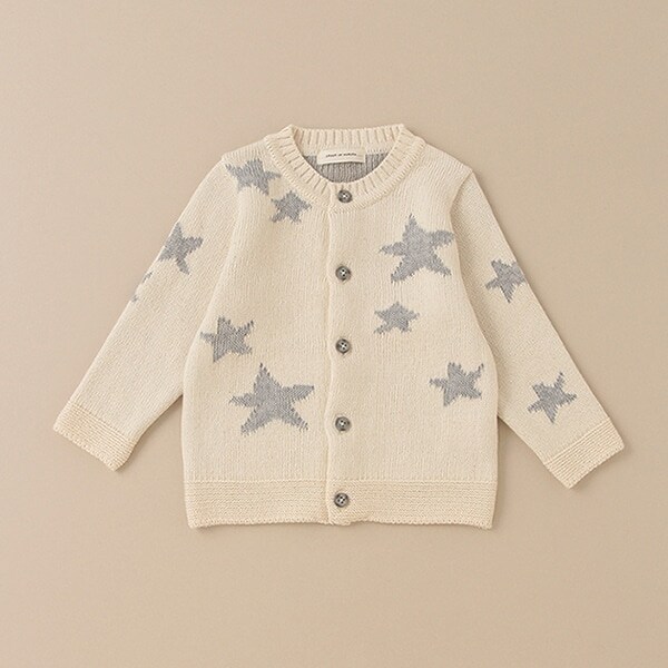 オーガニックスターカーディガン【日本製】