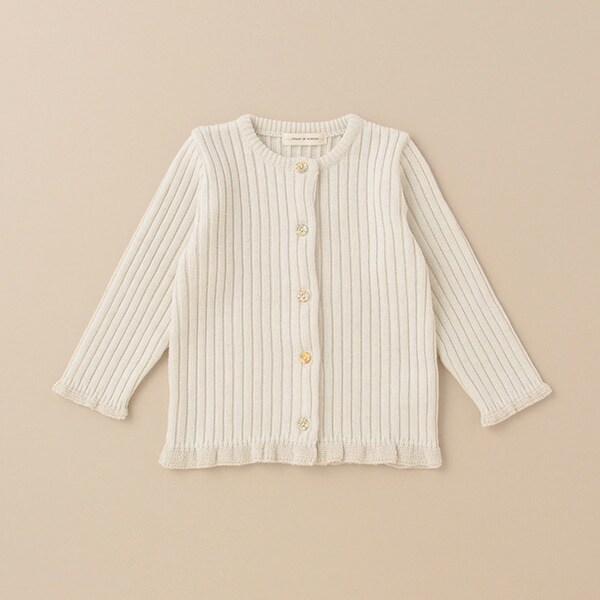 ラメテレコカーディガン【日本製】