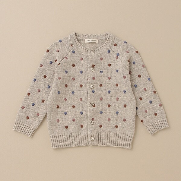 オーガニックタムポコポコカーディガン【日本製】