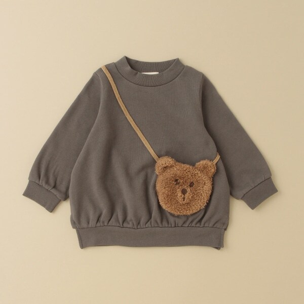 くまポシェットトレーナー