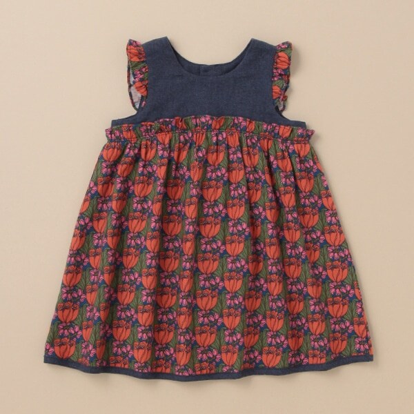 チューダー・チューリップジャンパースカート【日本製】