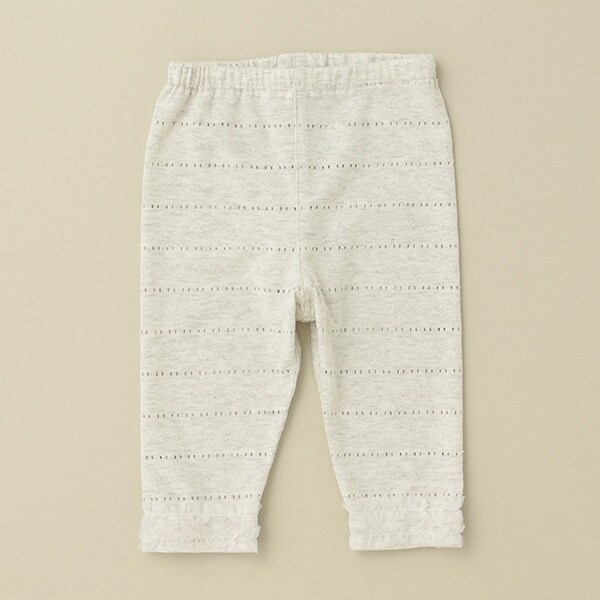 裾チュール7分丈レギンス