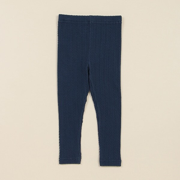 ケーブルフル丈レギンス【日本製】