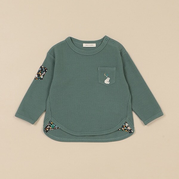 ワッフル長袖Tシャツ