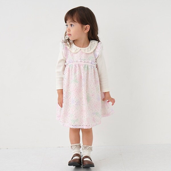 フラワーレースワンピース