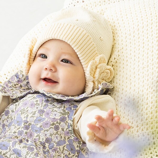 フラワー帽子【日本製】