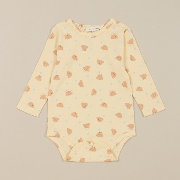 ベア柄ボディスーツ