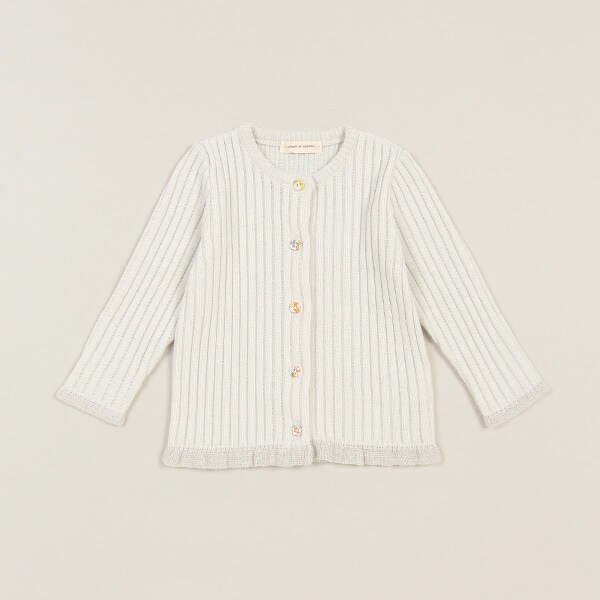 ラメテレコカーディガン【日本製】