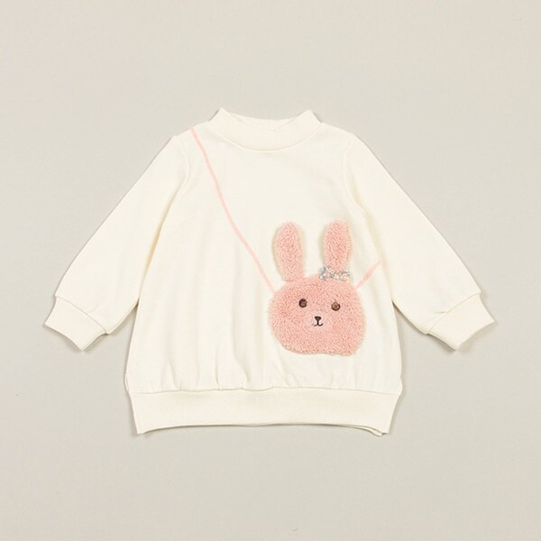 うさぎポシェットトレーナー
