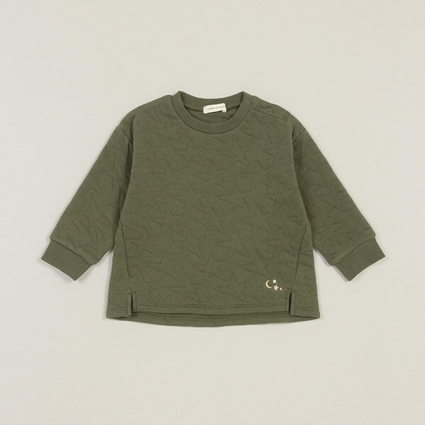 ニットキルトトレーナー