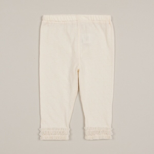 【オーガニック】フリルレギンス【日本製】