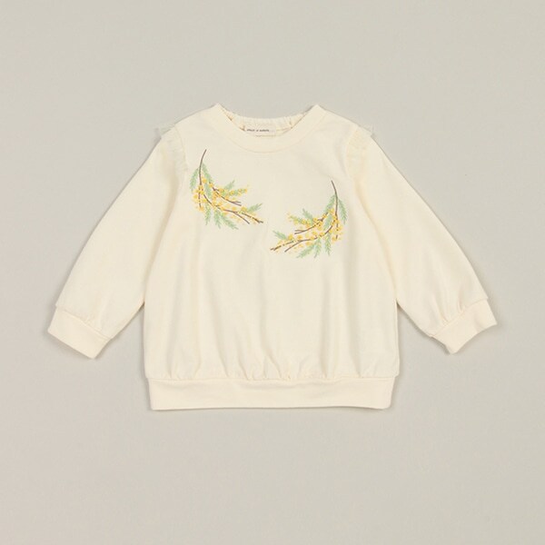 ミモザハンドシシュウトレーナー