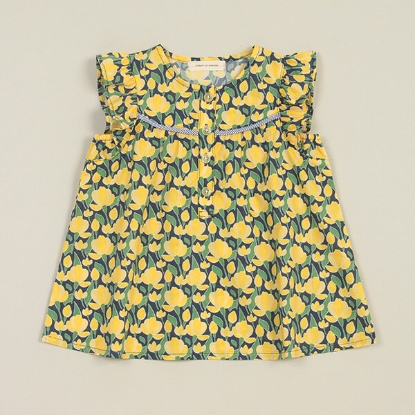 チューリップ柄チュニック