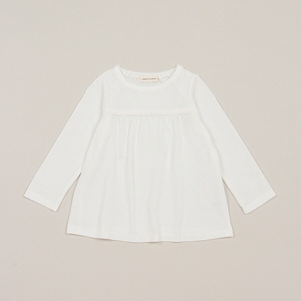 パターンメッシュ長袖Tシャツ