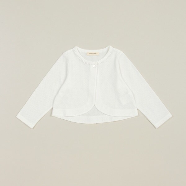 パターンメッシュボレロ