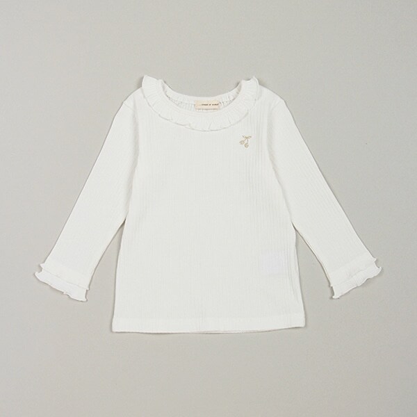 メローフリル長袖Tシャツ