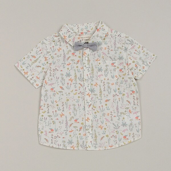 Theo蝶タイつきシャツ