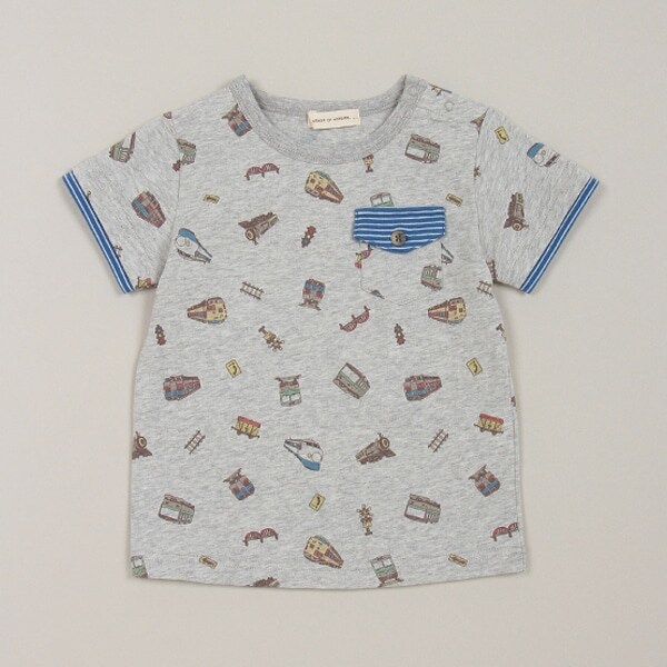 電車柄Tシャツ