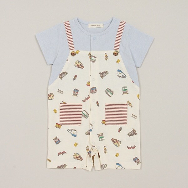 電車柄ショートオール