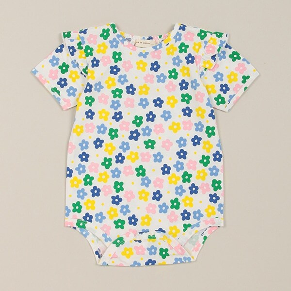 カラフルフラワーボディスーツ